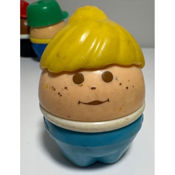 Fisher Price Little Tikes Toddler Tots Figures Fireman Truck Driver Girl Boy Vtg - Picture 7 of 15